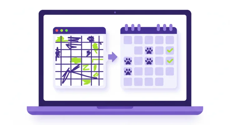 Cómo automatizar reservas en tu residencia canina (adiós al Excel manual)