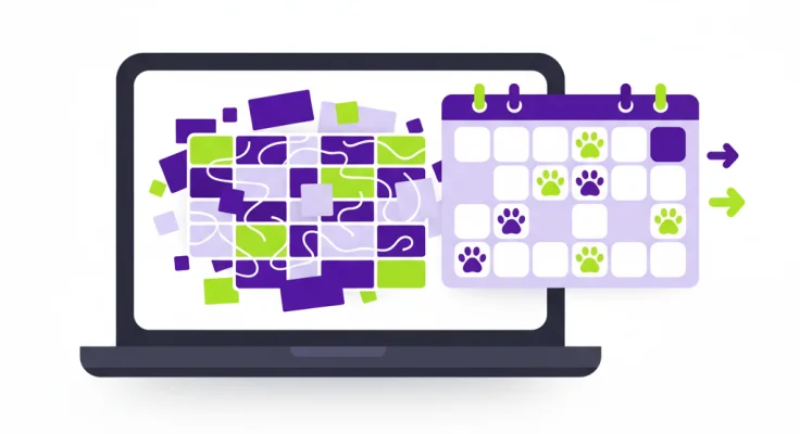 Calendario de reservas para residencia de perros: opciones gratuitas